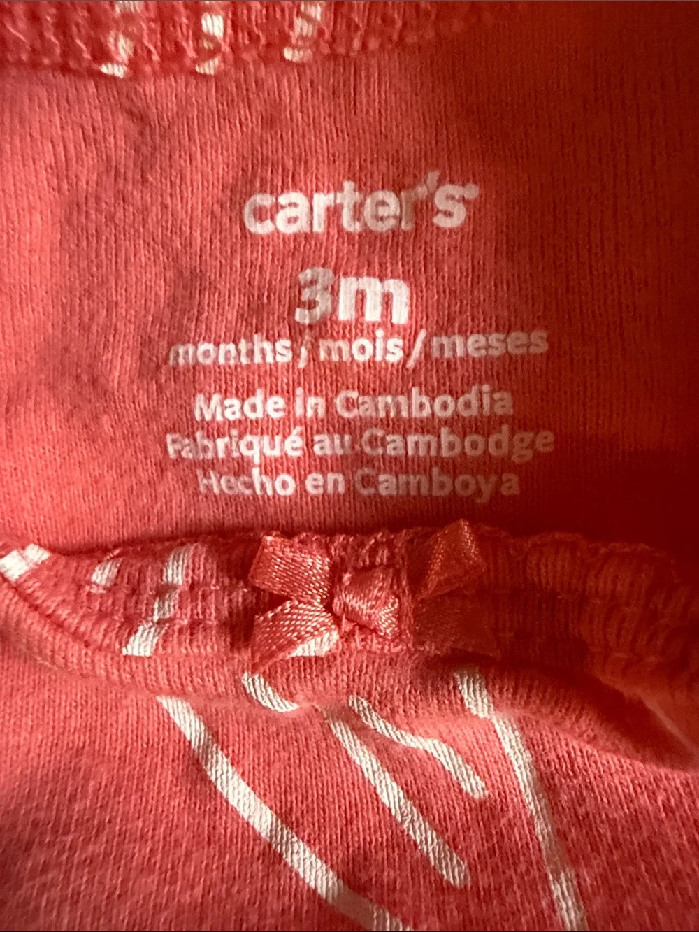 Aden & Anais Sleep sack, Burt’s Bees Footed sleeper, Carter’s onesie